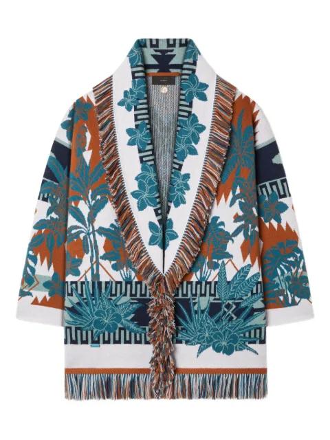 Island Soul fringed floral cardigan by ALANUI