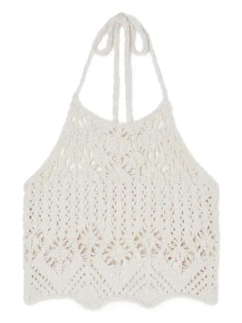 Lagoon Romance crochet top by ALANUI