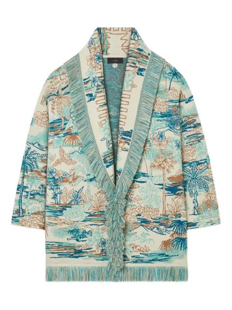 Lost In The Blue fringed cardigan by ALANUI