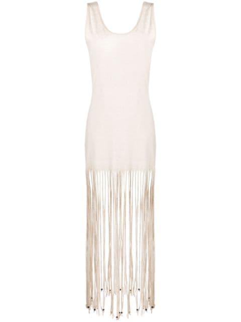 Monsoon fringed maxi dress by ALANUI