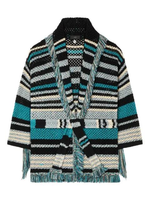 Ocean Stripes fringed cardigan by ALANUI