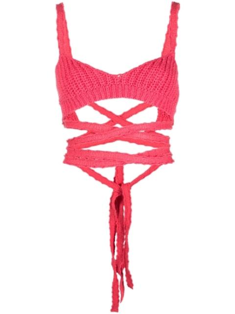 Palm Springs knitted top by ALANUI