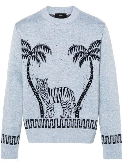 Wood Block patterned-jacquard jumper by ALANUI