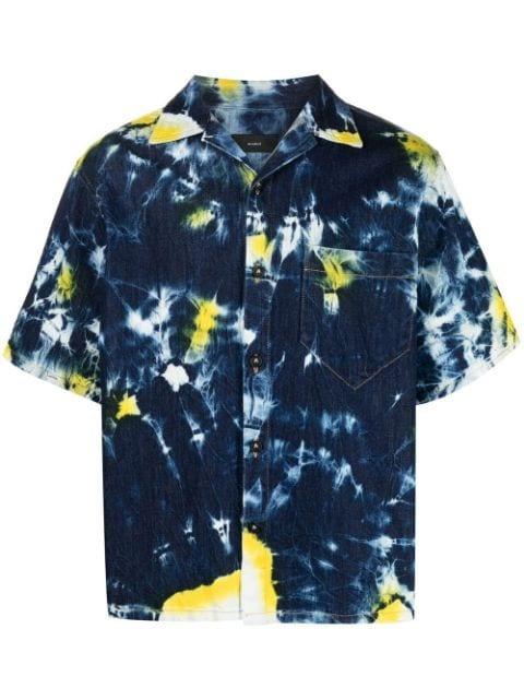 abstract-print shirt-sleeve shirt by ALANUI