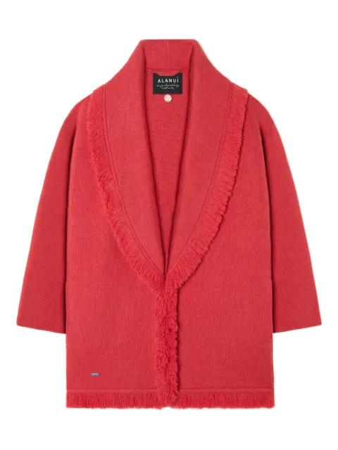 fringed finest coat by ALANUI