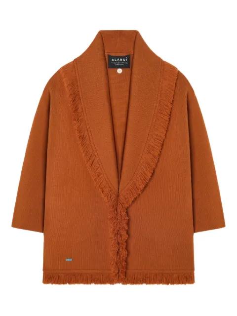 fringed finest coat by ALANUI