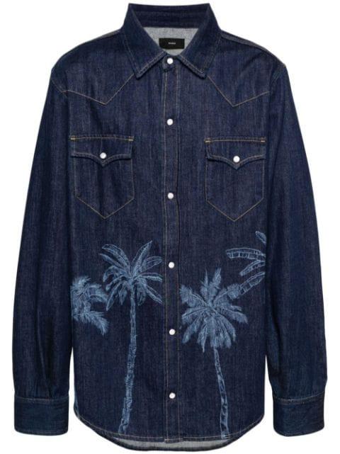 graphic-print cotton shirt by ALANUI