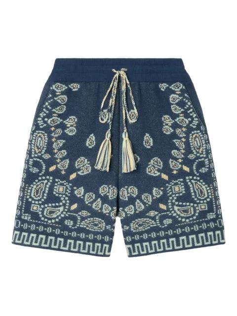 paisley-pattern shorts by ALANUI