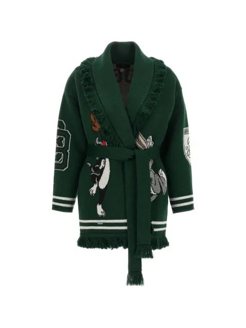 x Looney Tunes Sporty Bugs Bunny & Sylvester jacquard-knit cardigan by ALANUI