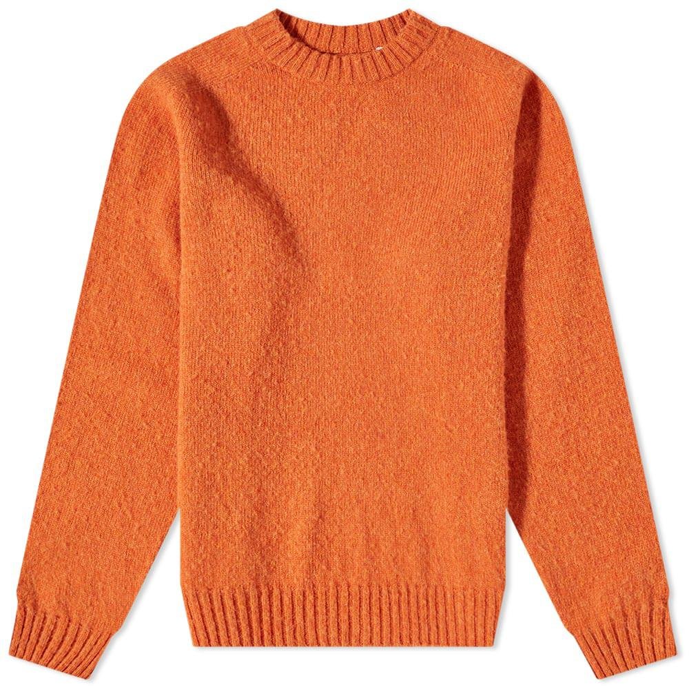 Albam Boiled Wool Crew Neck Knit by ALBAM