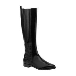 Brushed calf leather boots by ALBERTA FERRETTI