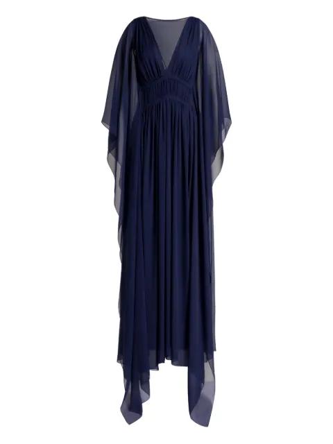 V-neck maxi dress by ALBERTA FERRETTI
