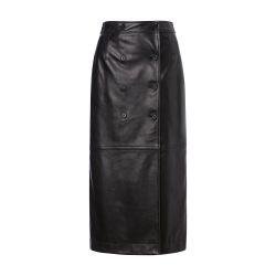 Wrap skirt in nappa leather by ALBERTA FERRETTI