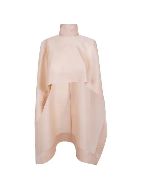 asymmetric high-neck cape by ALBERTA FERRETTI