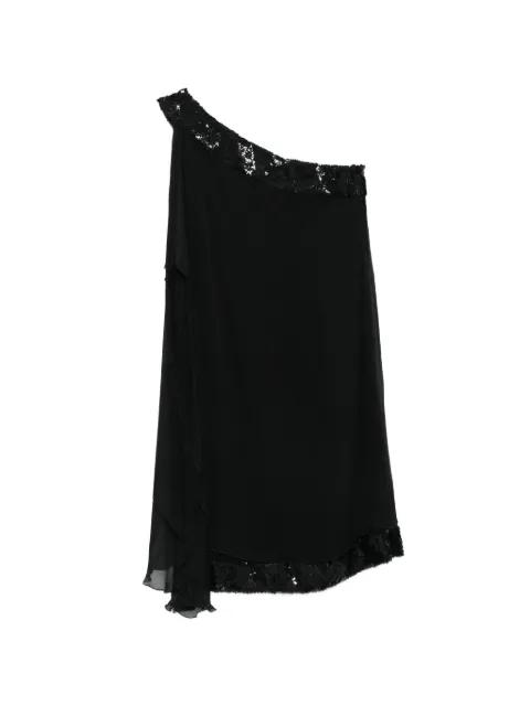 asymmetric sequin mini dress by ALBERTA FERRETTI
