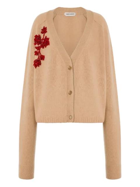 bead-embellished cardigan by ALBERTA FERRETTI