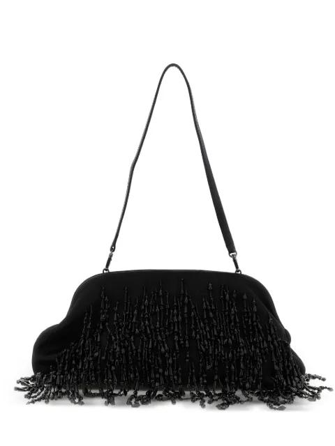 beaded-fringe clutch by ALBERTA FERRETTI