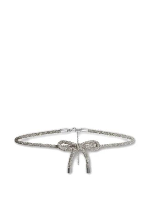bow detail belt by ALBERTA FERRETTI