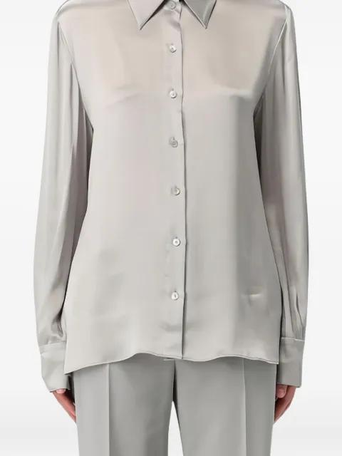 buttoned satin shirt by ALBERTA FERRETTI