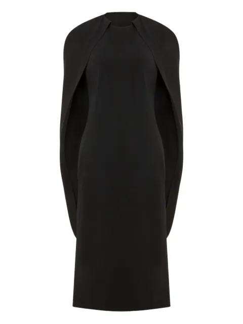cape-sleeve dress by ALBERTA FERRETTI