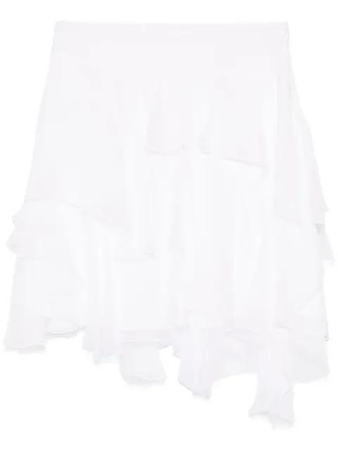 chiffon mini skirt by ALBERTA FERRETTI