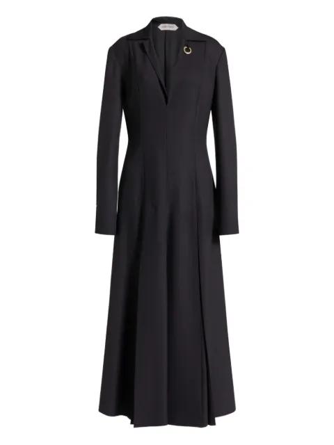 collar midi dress by ALBERTA FERRETTI