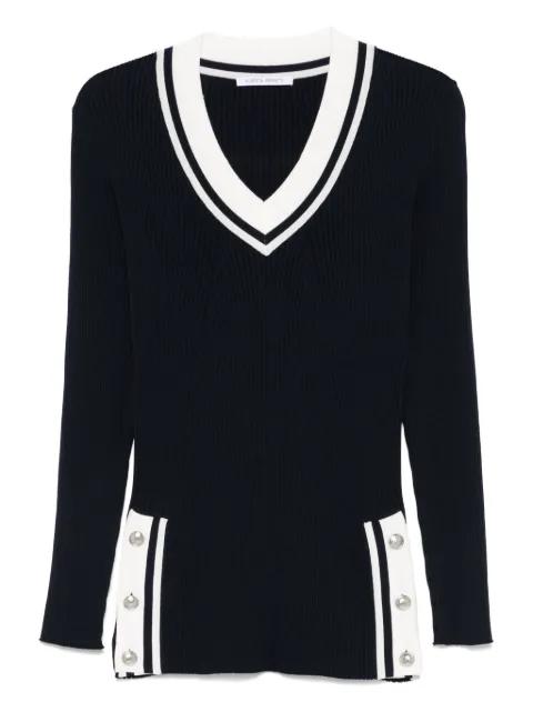 contrast-trim jumper by ALBERTA FERRETTI