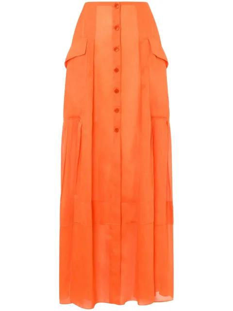 cotton maxi skirt by ALBERTA FERRETTI