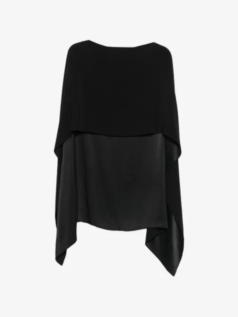 cropped cape-style tunic by ALBERTA FERRETTI