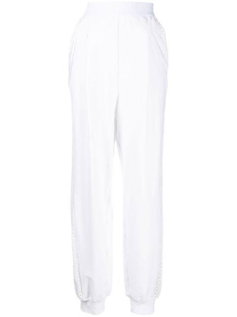 cut-out detail track pants by ALBERTA FERRETTI