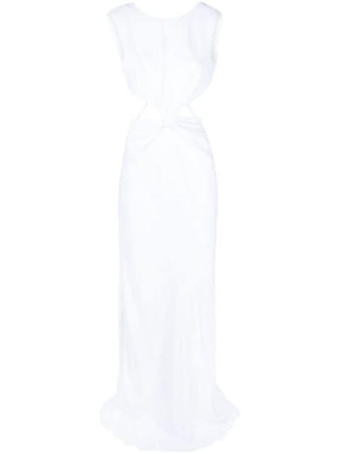 cut-out long dress by ALBERTA FERRETTI