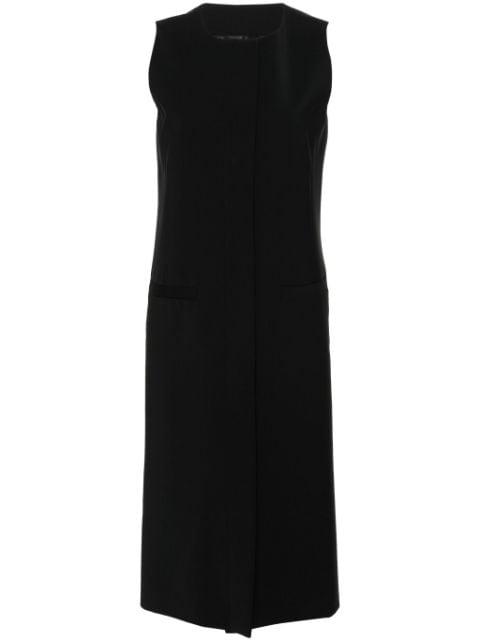 cut-out long gilet by ALBERTA FERRETTI