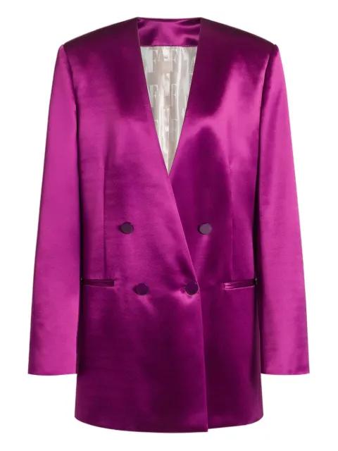 double-breasted buttoned jacket by ALBERTA FERRETTI