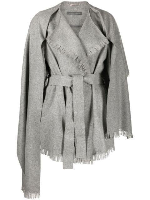 double-breasted cloth jacket by ALBERTA FERRETTI