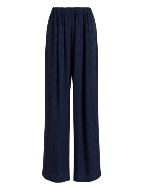 elastic-waistband trousers by ALBERTA FERRETTI