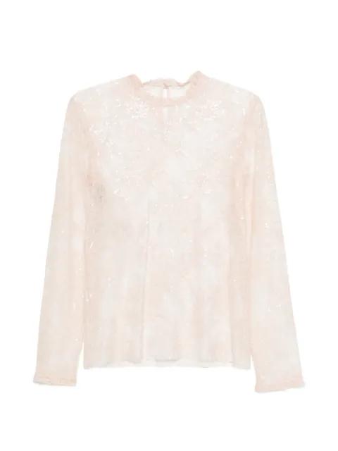 embellishment-detail shirt by ALBERTA FERRETTI