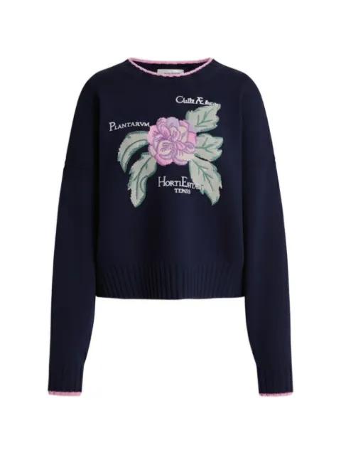floral knitwear by ALBERTA FERRETTI