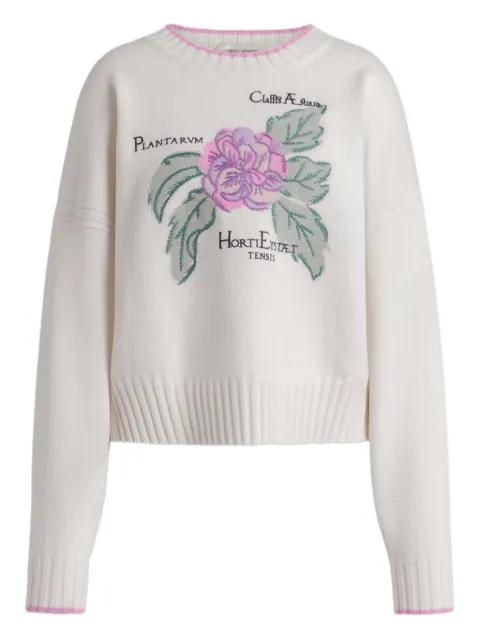 floral knitwear by ALBERTA FERRETTI