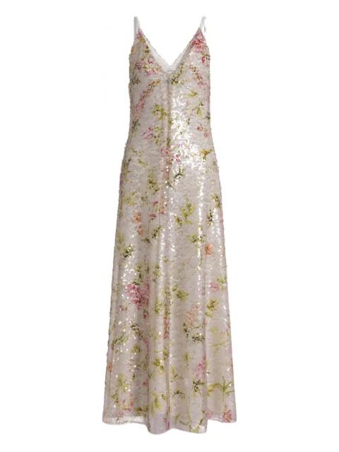 floral-pattern maxi dress by ALBERTA FERRETTI