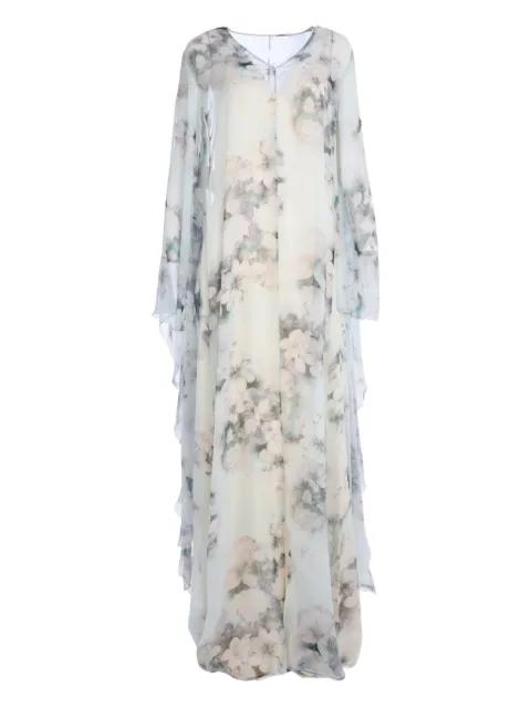 floral-print maxi dress by ALBERTA FERRETTI