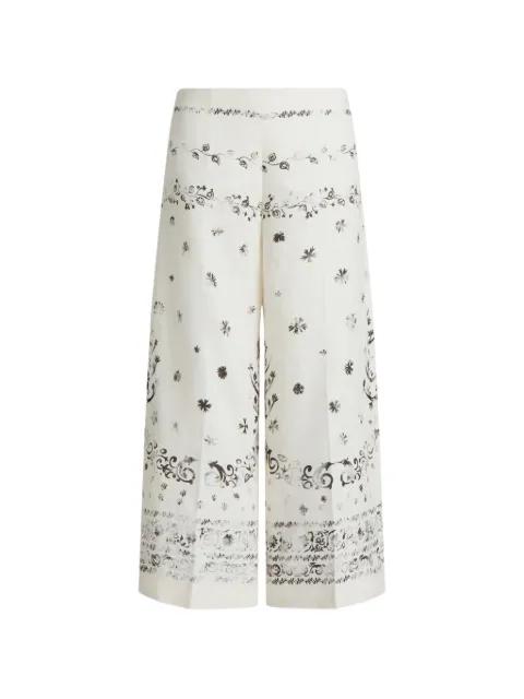 floral-print trousers by ALBERTA FERRETTI