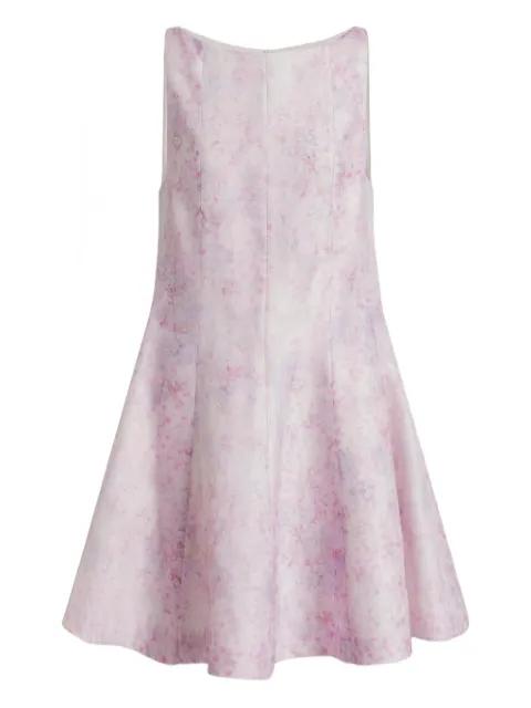 floral sleeveless mini dress by ALBERTA FERRETTI