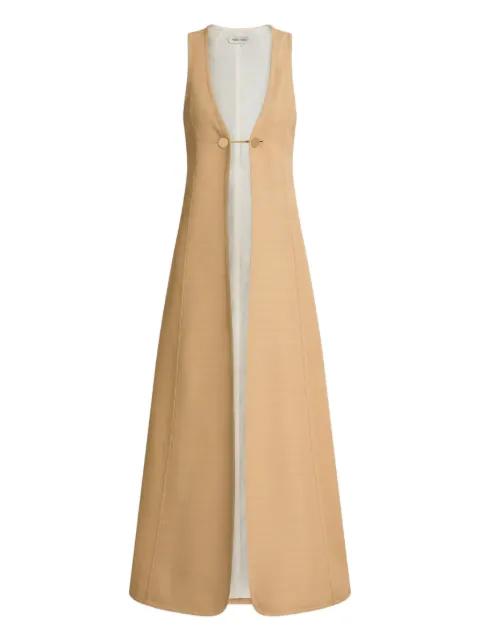 front clasp-fastening coat by ALBERTA FERRETTI