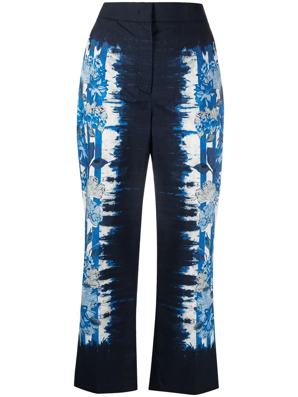 geometric-print wide-leg trousers by ALBERTA FERRETTI