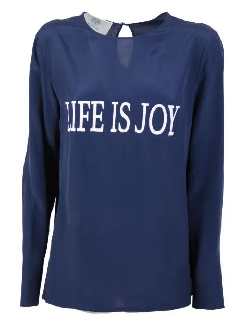 graphic-print T-shirt by ALBERTA FERRETTI