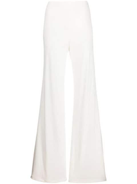 high-waisted flared trousers by ALBERTA FERRETTI