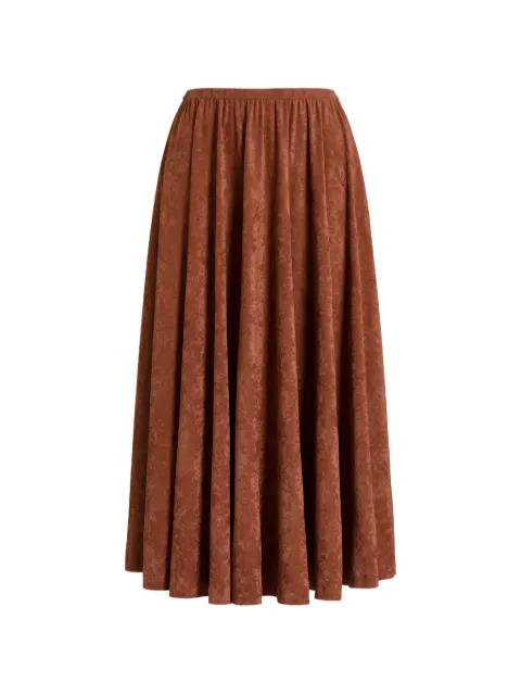 high-waisted midi skirt by ALBERTA FERRETTI