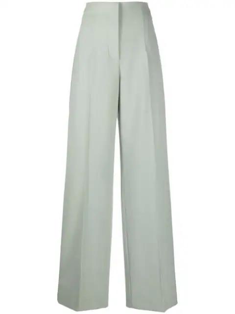 high-waisted wide-leg trousers by ALBERTA FERRETTI