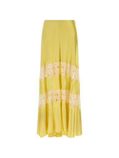 lace insert skirt by ALBERTA FERRETTI