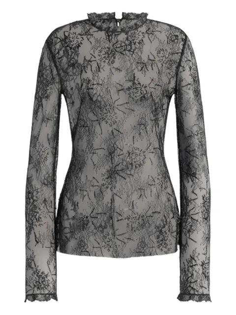 lace sequin blouse by ALBERTA FERRETTI